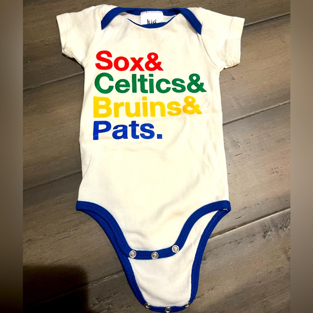 Boston Sports Baby Onesie